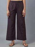 W Brown Wide Leg Palazzos