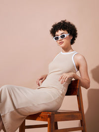 SASSAFRAS BASICS Cotton Bodycon Dress