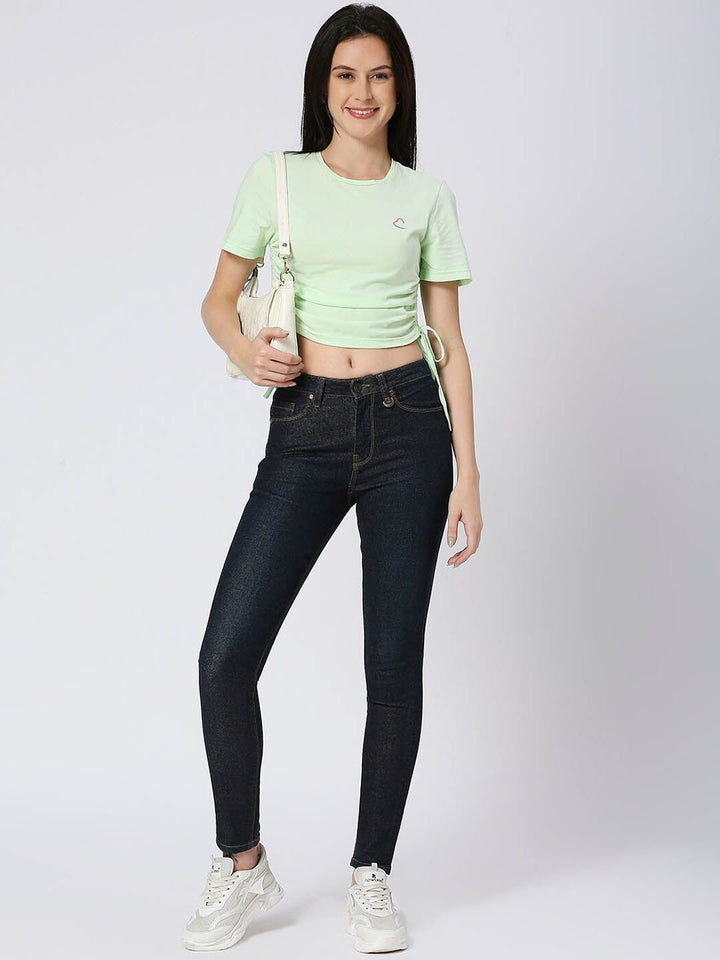 Being Human Women Skinny Fit High-Rise Light Fade Jeans
