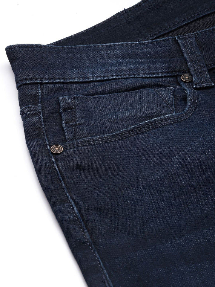 Spykar Men Slim sesuai dengan jeans yang boleh diperbaharui dengan cahaya rendah