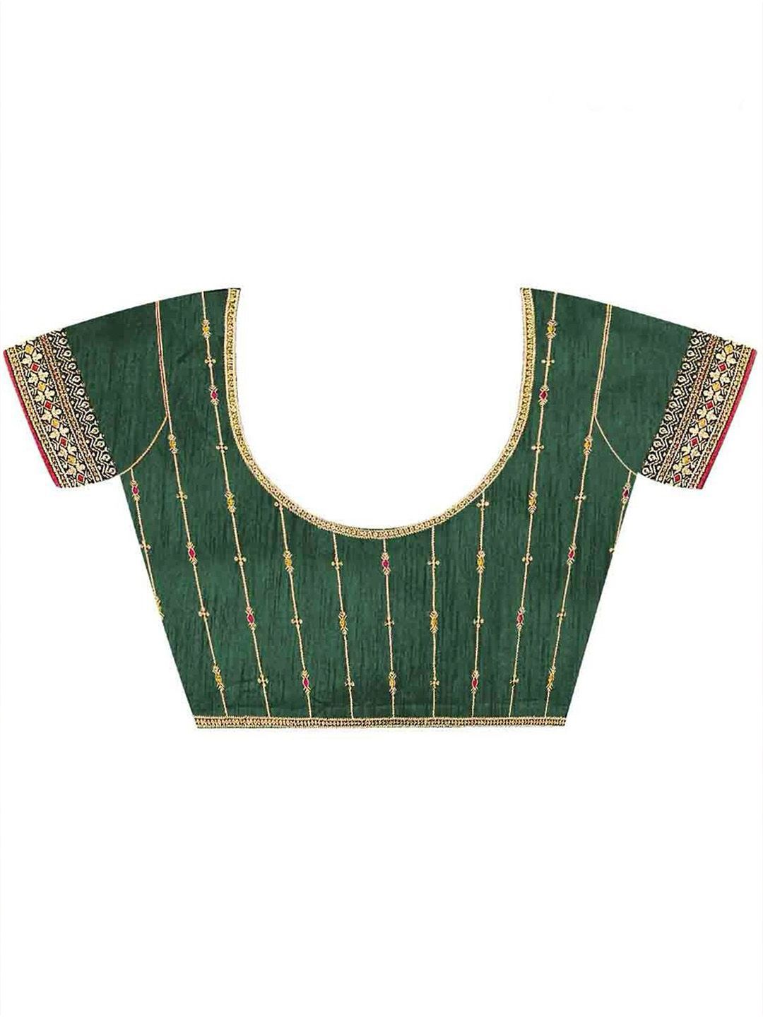 Saree mall Embellished Beads and Stones Silk Blend Sarees