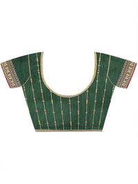 Saree mall Embellished Beads and Stones Silk Blend Sarees