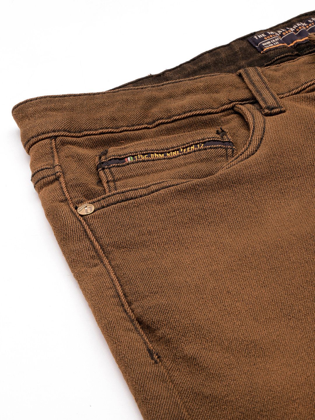 The Indian Garage Co Men Solid Slim Fit Jeans