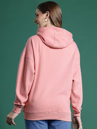 DressBerry Women Printed Hooded Sweatshirt