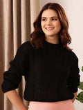 STREET 9 Cable Knit Acrylic Pullover