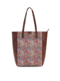 TEAL BY CHUMBAK Floral Printed Oversized Shopper Tote Bag