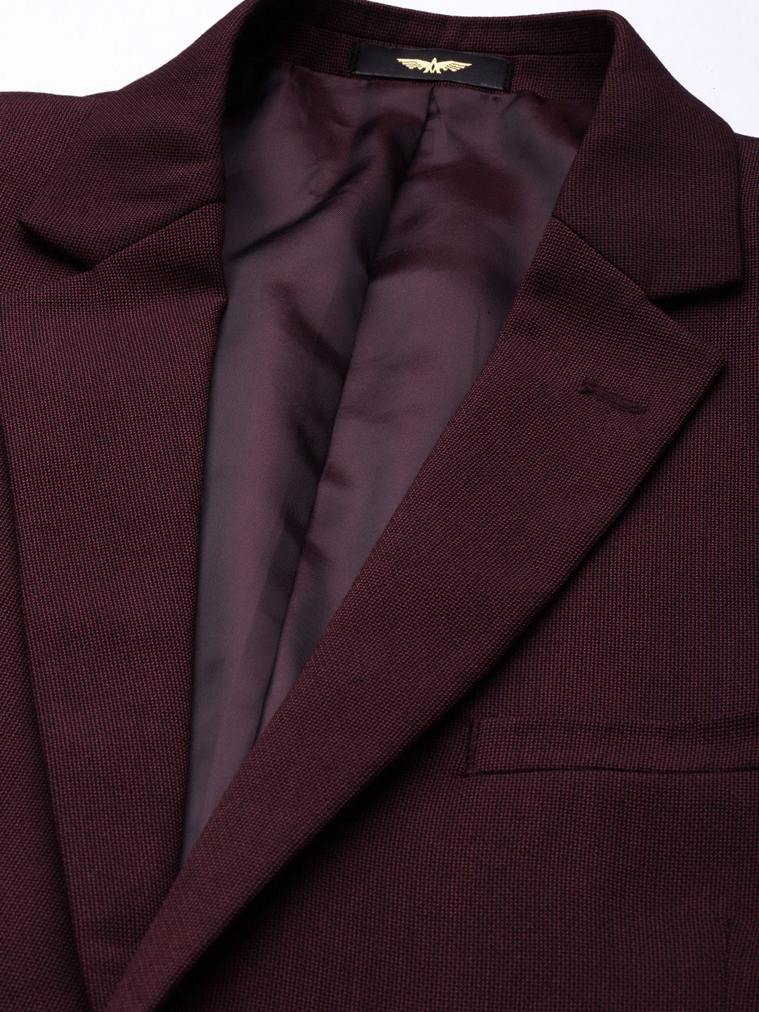 Park Avenue Self Design Single Breasted 2 Piece Party Suits