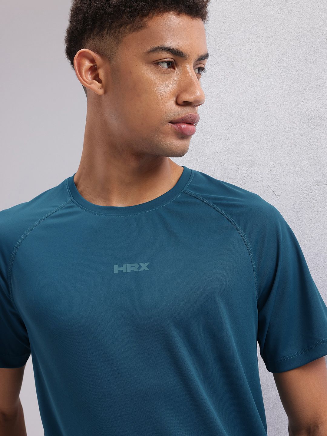 HRX by Hrithik Roshan Raglan Sleeves Rapid-Dry Training T-shirt