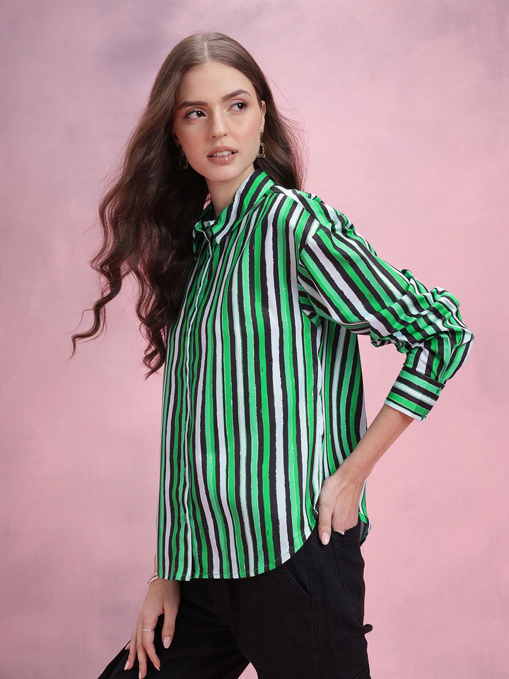 DressBerry Striped Casual Shirt