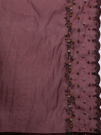 Indo Era Women Floral Embroidered Regular Sequinned Kurta with Trousers & With Dupatta