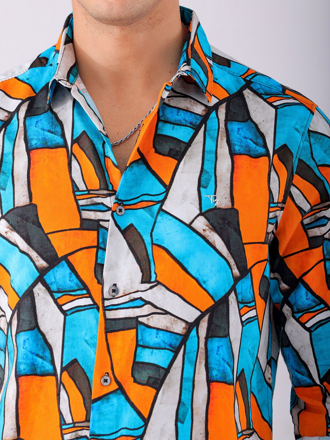 The Indian Garage Co Men Slim Fit Opaque Printed Shirt