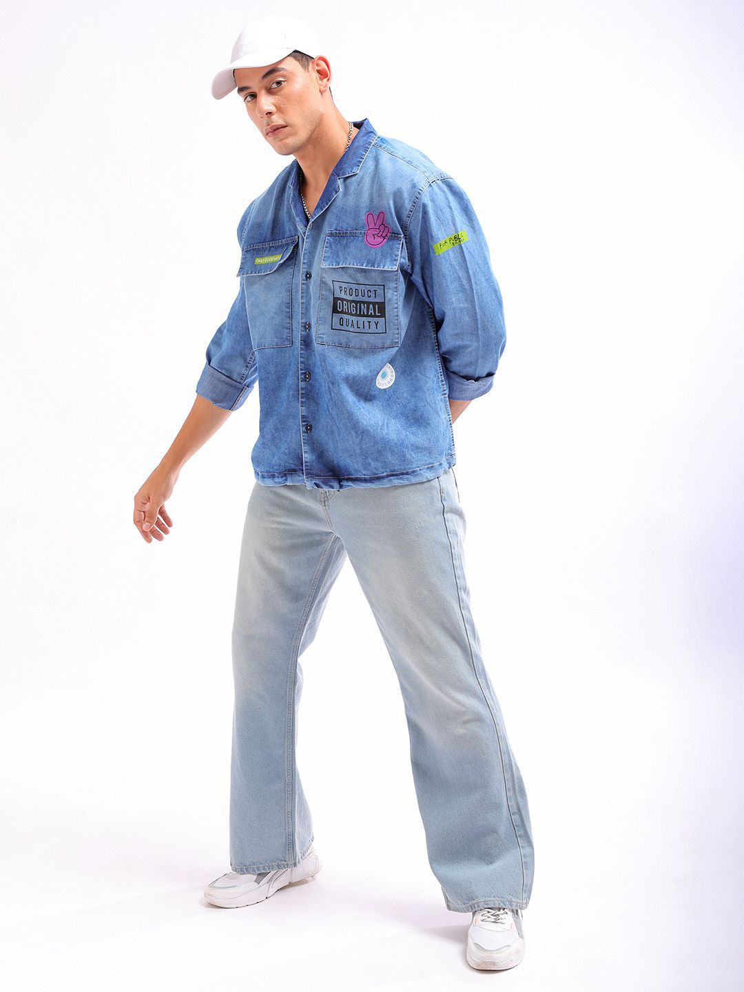 The Indian Garage Co Cuban Collar Casual Shirt