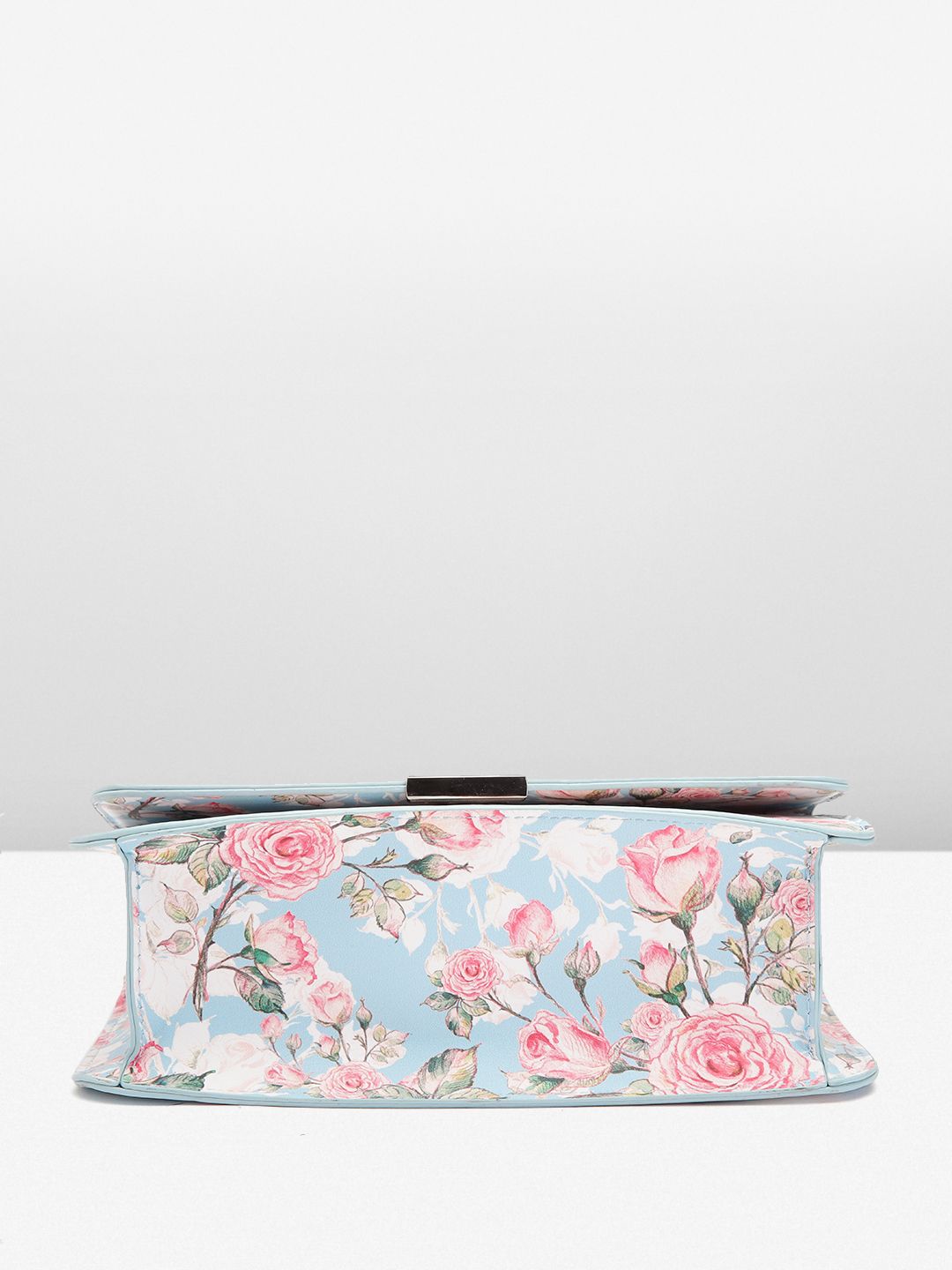Lino Perros Floral Printed Structured Sling Bag