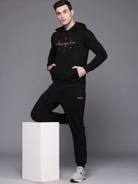 HRX by Hrithik Roshan Typography Printed Hooded Lifestyle Tracksuit