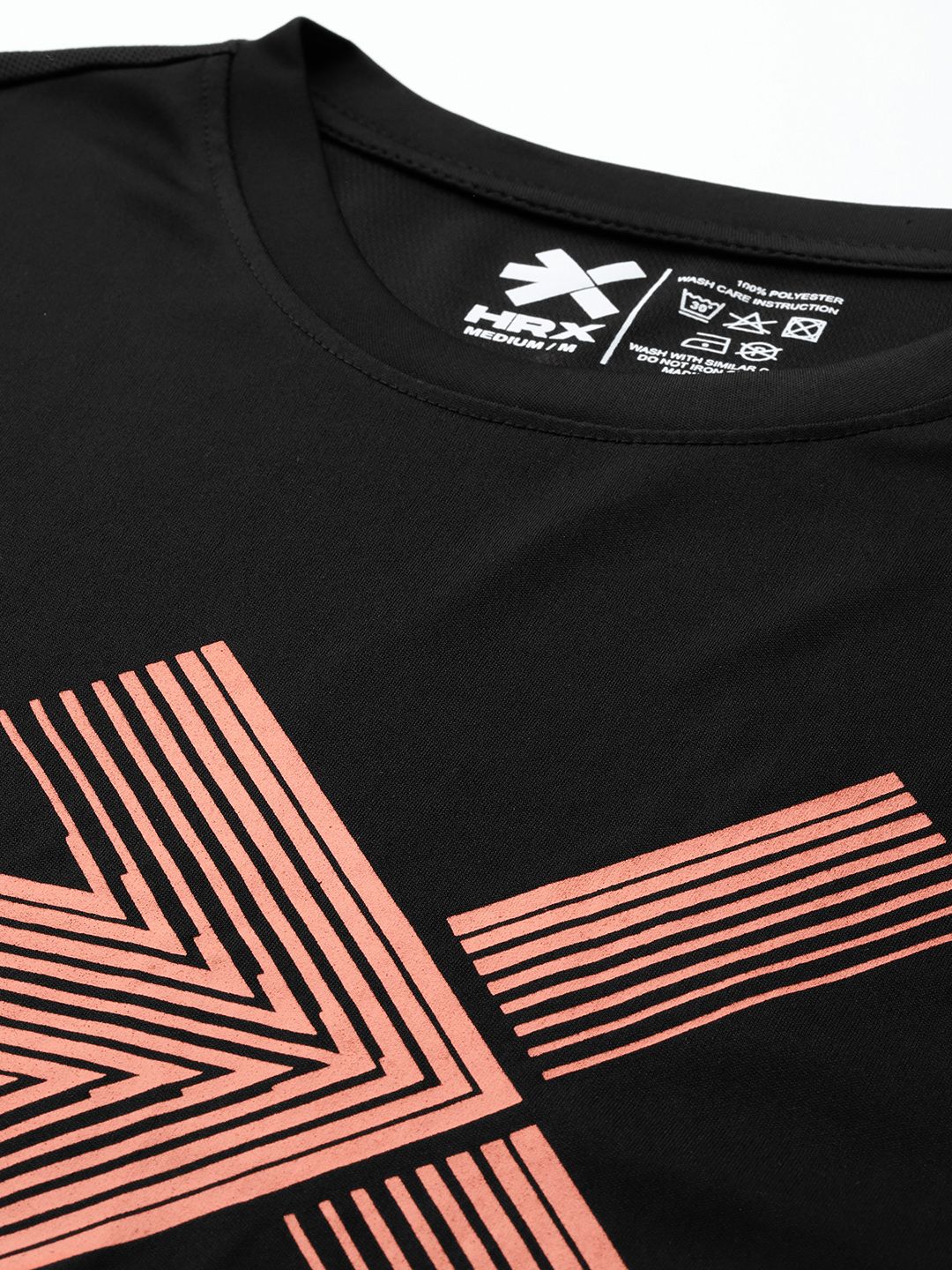 HRX by Hrithik Roshan Men Brand Logo Printed Rapid-Dry Training T-shirt
