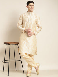 SOJANYA Ethnic Motifs Woven Design Thread Work Kurta