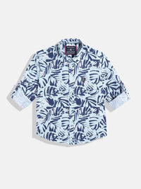 Monte Carlo Boys Printed Smart Fit Shirt