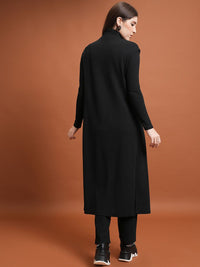 Tokyo Talkies Cardigan With Sweatshirt & Trousers