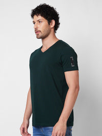 SPYKAR V-Neck Slim Fit T-shirt