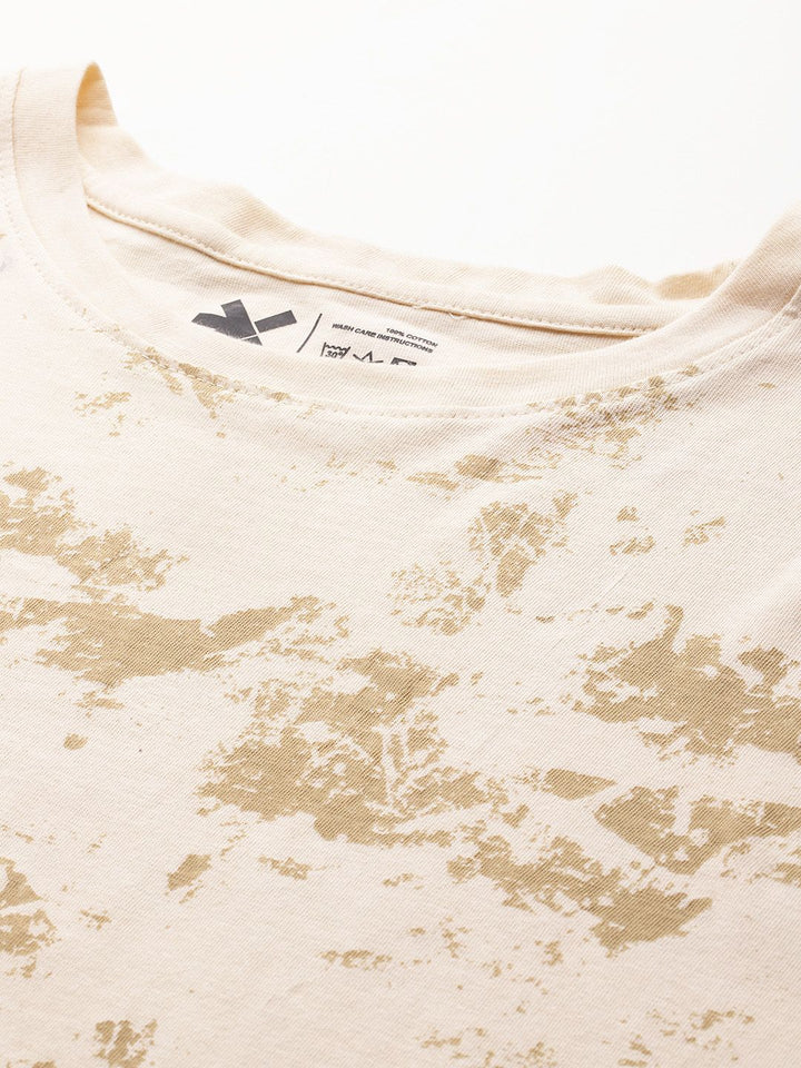HRX by Hrithik Roshan Abstract Printed Yoga T-shirt