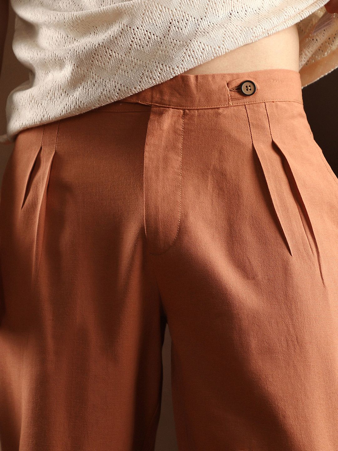 Campus Sutra Men Solid Comfort Trousers