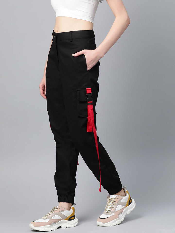 STREET 9 Women Black Cargos