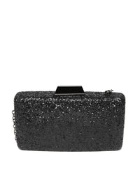 Lino Perros Black Embellished Clutch
