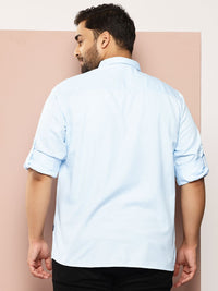 Thomas Scott Men Plus Size Premium Pure Cotton Casual Shirt