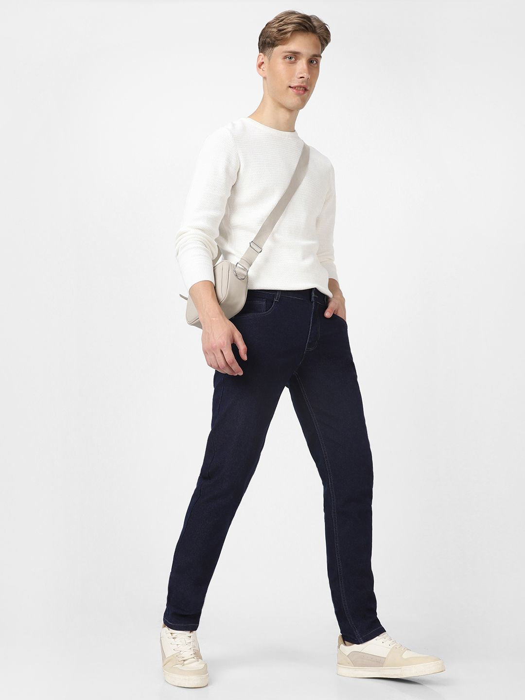 Urbano Fashion Men Blue Slim Fit Stretchable Jeans