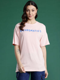 DressBerry Women Printed Drop-Shoulder Sleeves T-shirt