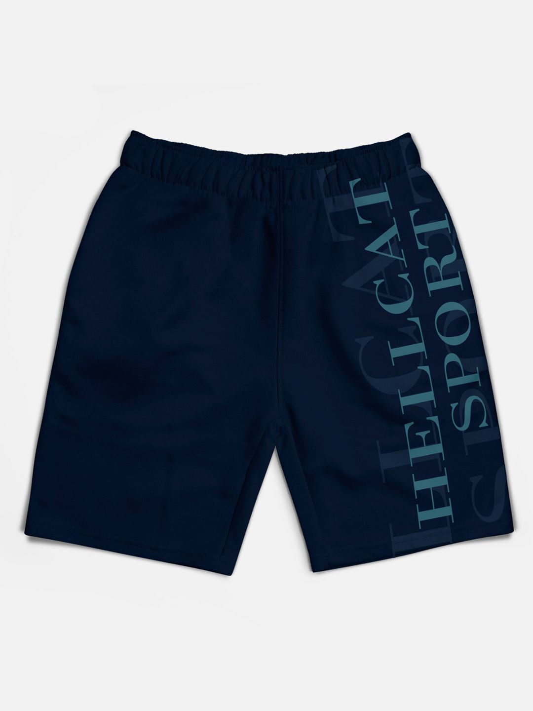 HELLCAT Boys Pack Of 3 Mid-Rise Typographic Printed Printed Cotton Shorts