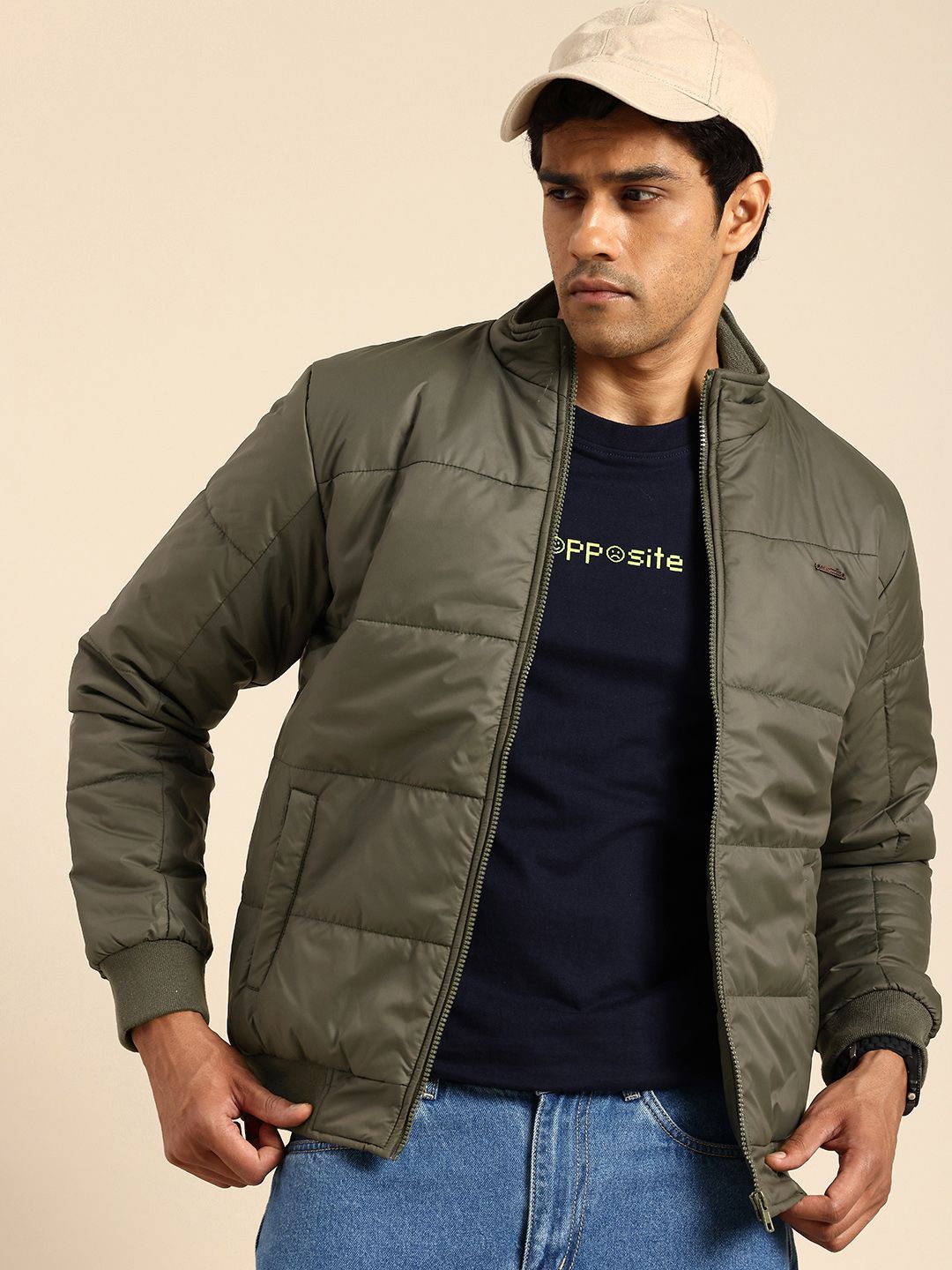 Being Human Mock Collar Bomber Jacket