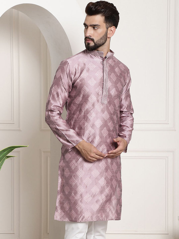 SOJANYA Geometric Jacquard Kurta