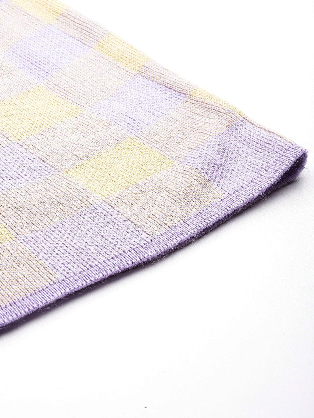 DressBerry Checked Acrylic Winter Co-Ords