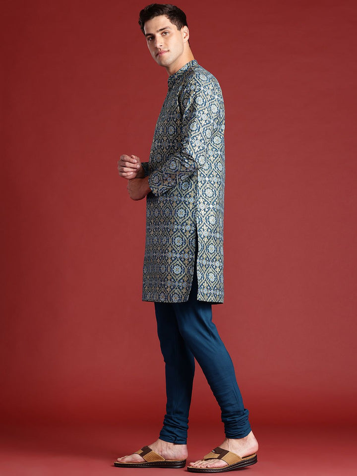 Anouk Men Ethnic Motifs Printed Regular Kurta with Churidar