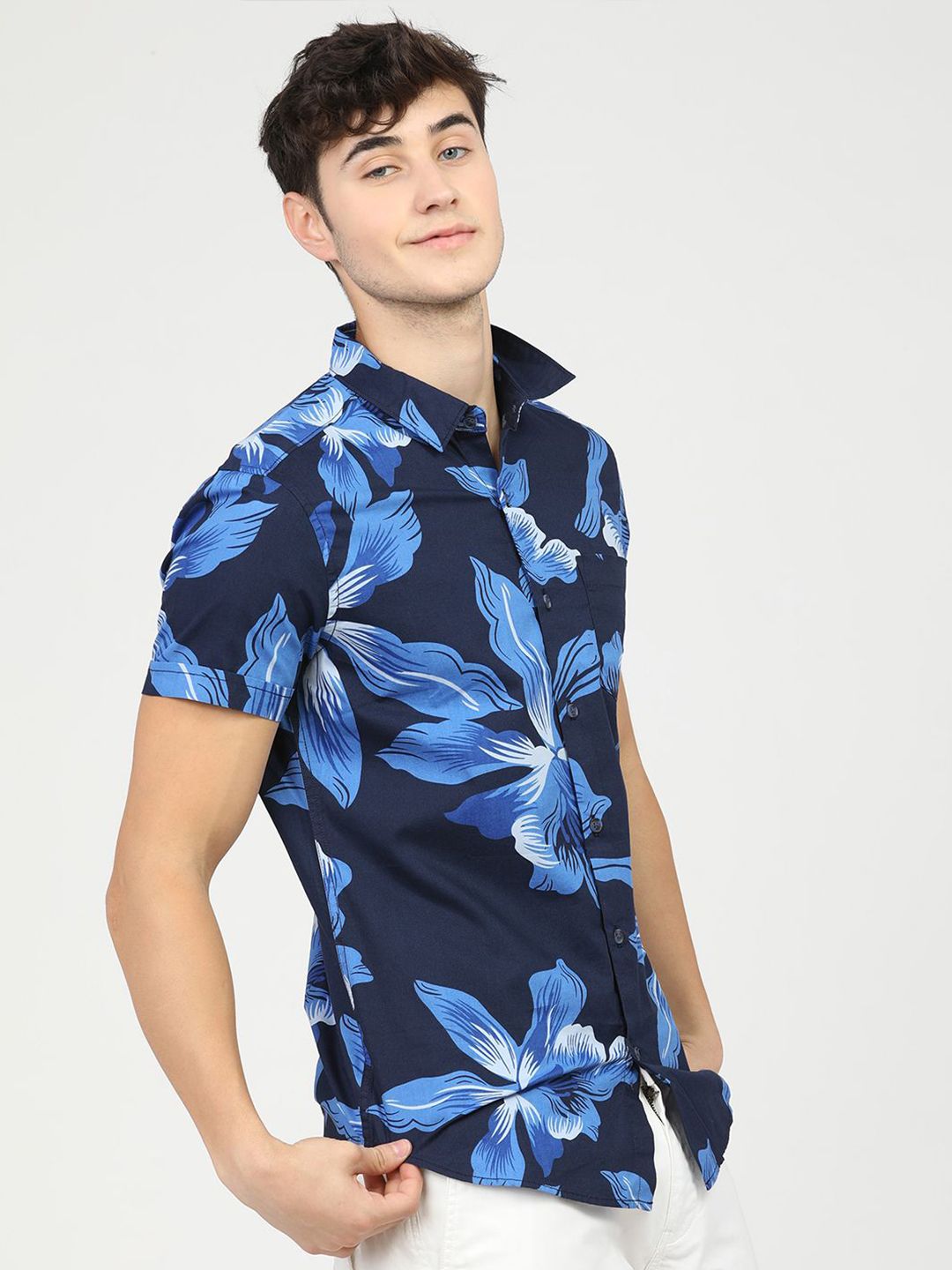 Lelaki Highlander Slim Fit Printed Shirt