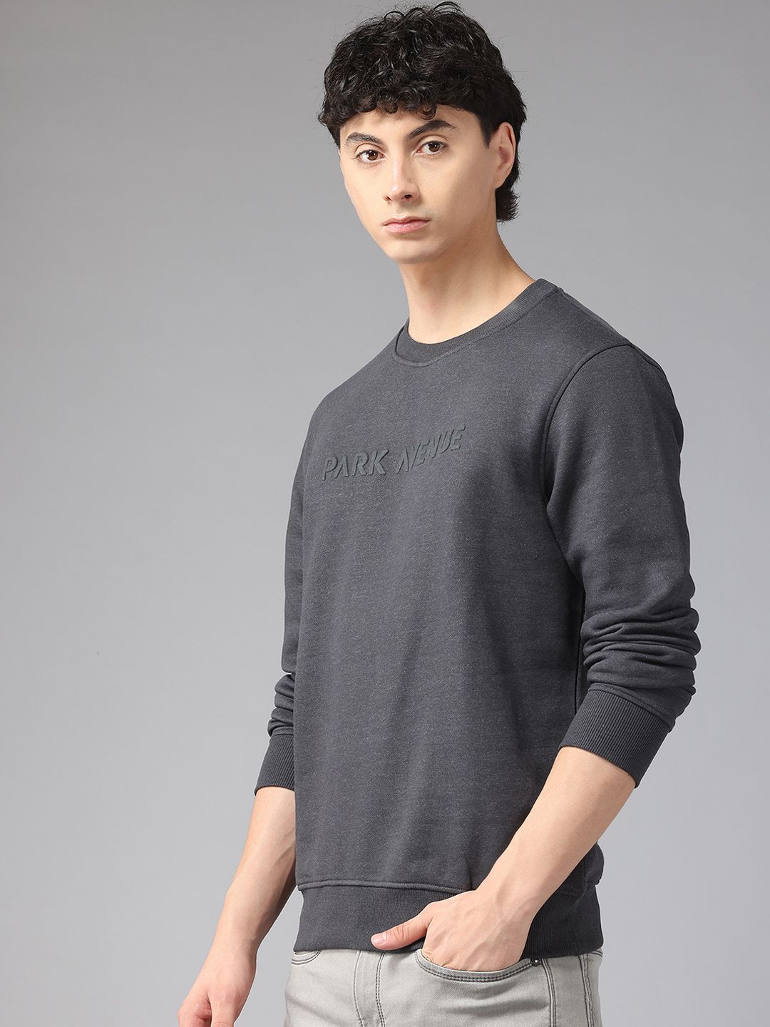 Park Avenue Embossed Branding Sweatshirt
