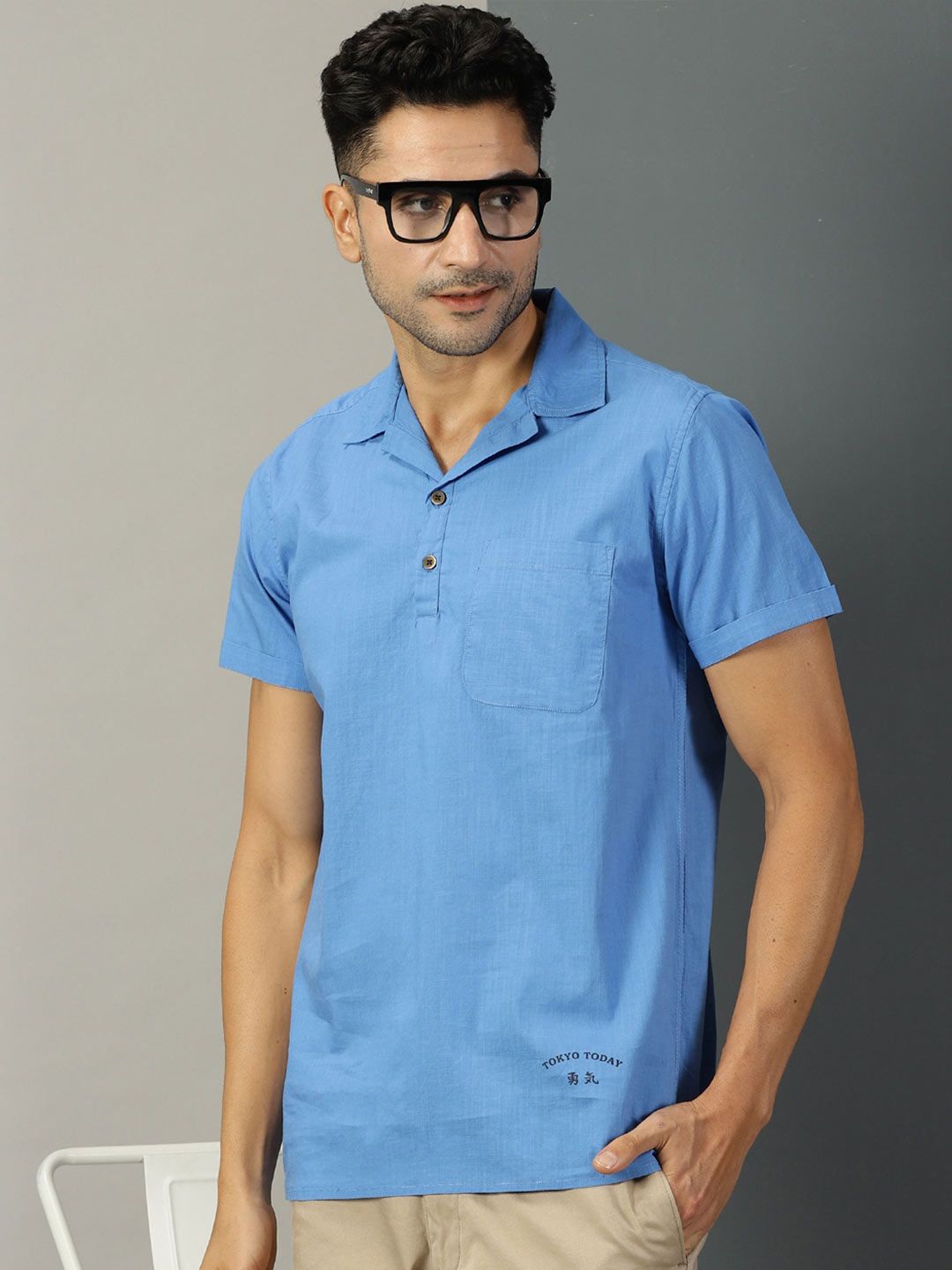 Thomas Scott Classic Boxy Short Sleeves Pure Cotton Casual Shirt