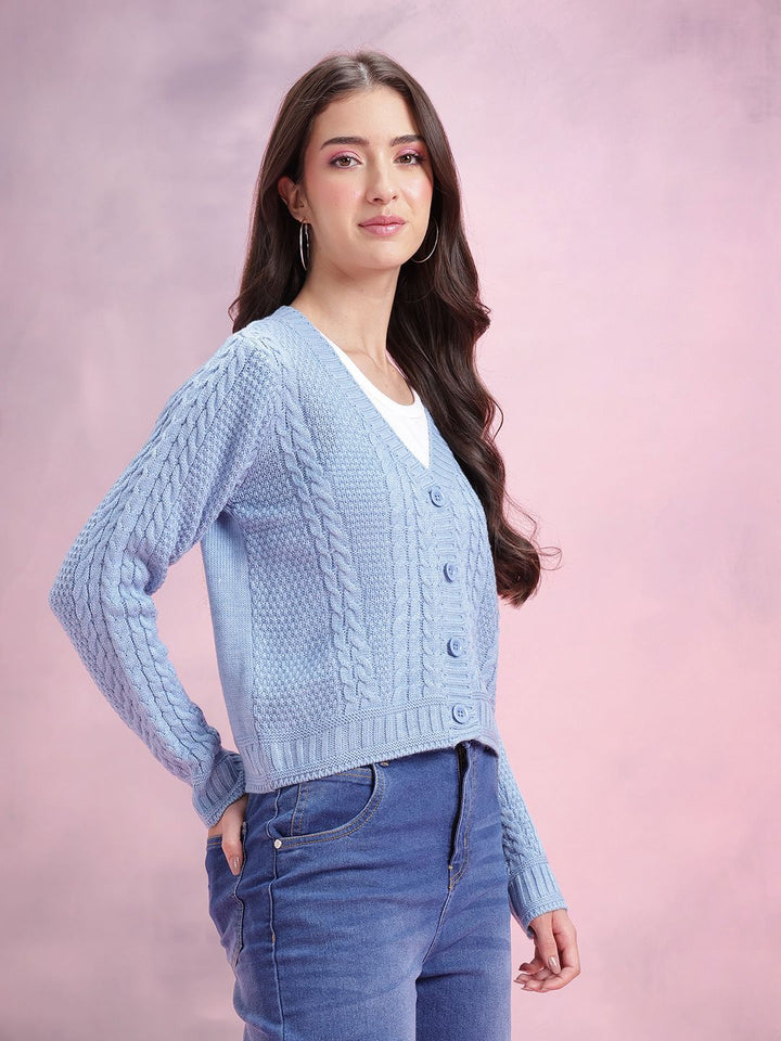 DressBerry Cable Knit Cardigan