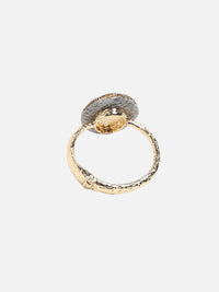 SOHI Women Gold Plated Stone Studded Bangle Style Bracelet
