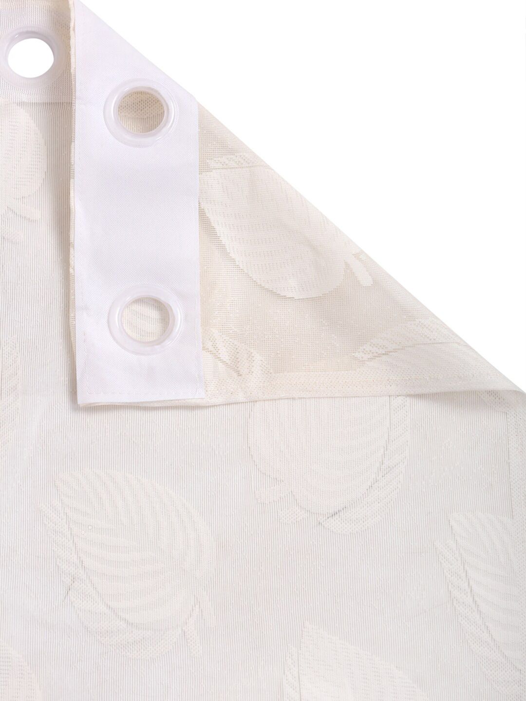 HOSTA HOMES Cream-Coloured Floral Door Curtain