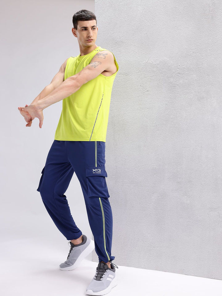 HRX by Hrithik Roshan Men Rapid-Dry Cargo Style Training Joggers