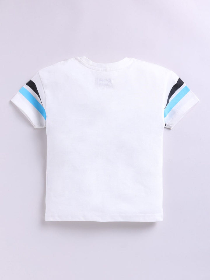 Happy Faces Kids Boys Snoopy Printed Pure Cotton T-Shirt