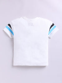 Happy Faces Kids Boys Snoopy Printed Pure Cotton T-Shirt