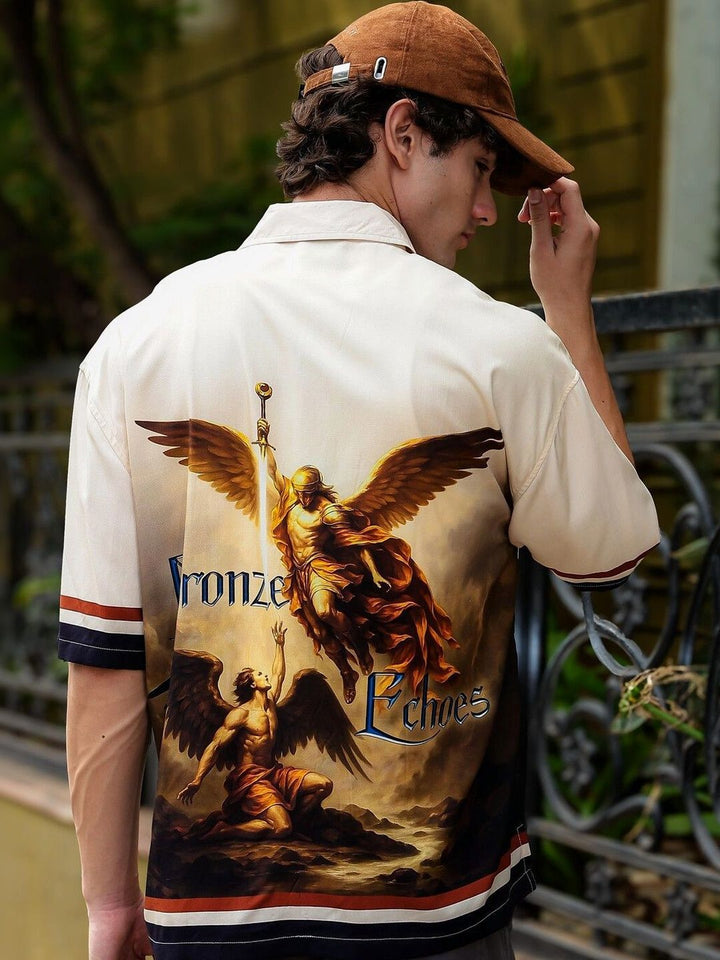 Eszett Men Classic Printed Casual Shirt