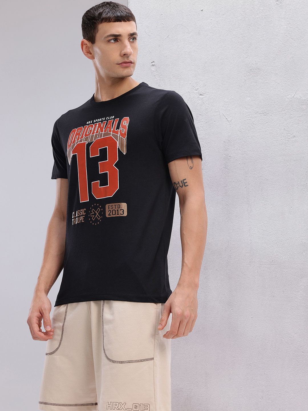 HRX by Hrithik Roshan Printed Lifestyle T-shirt