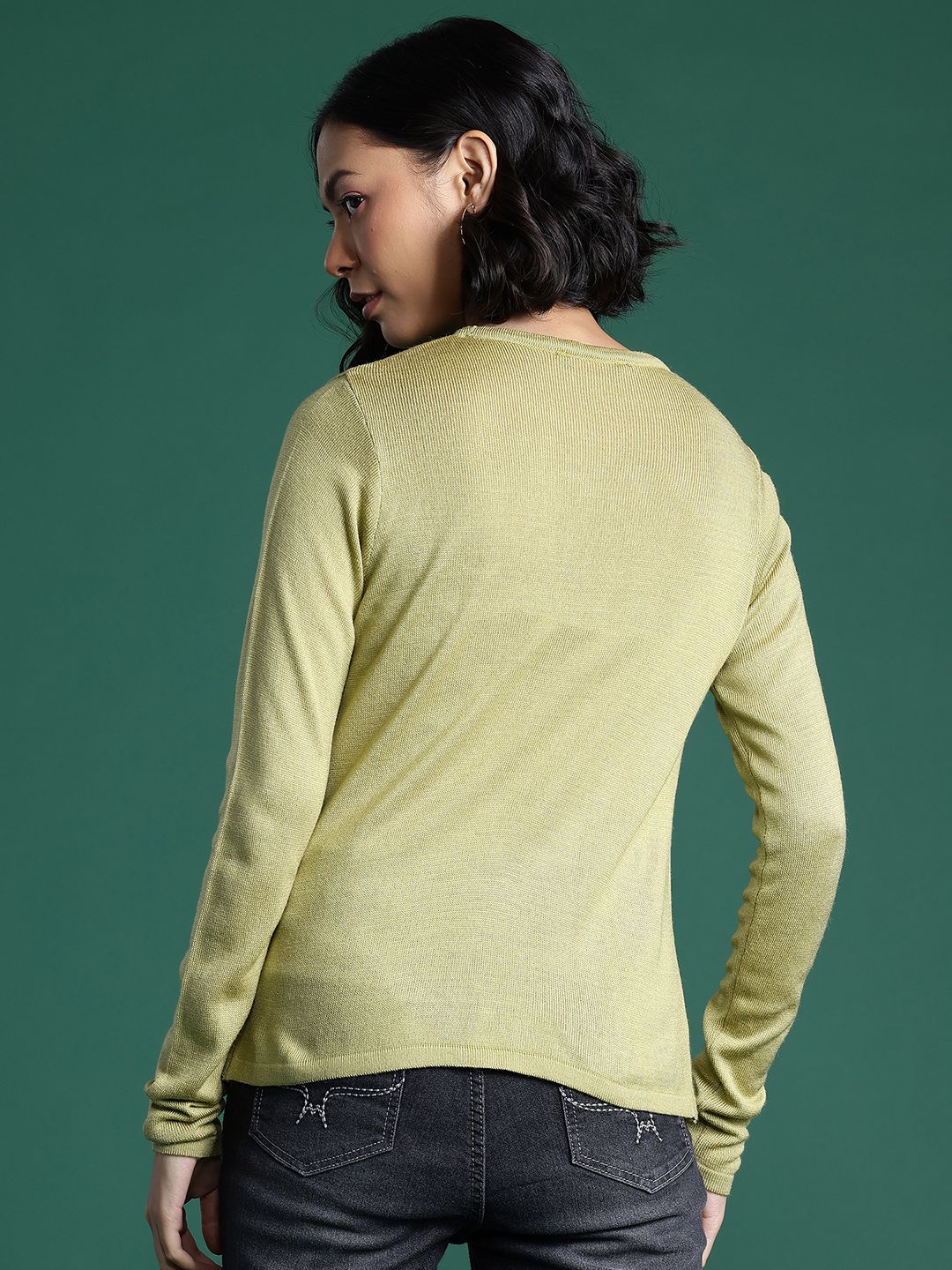 DressBerry Embroidered Floral Pullover