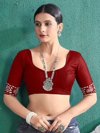 Saree mall Ethnic Motifs Poly Cotton Block Print Sarees