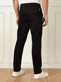 Thomas Scott Men pepejal Smart Straight Fit Mid-Rise Casual Chinos