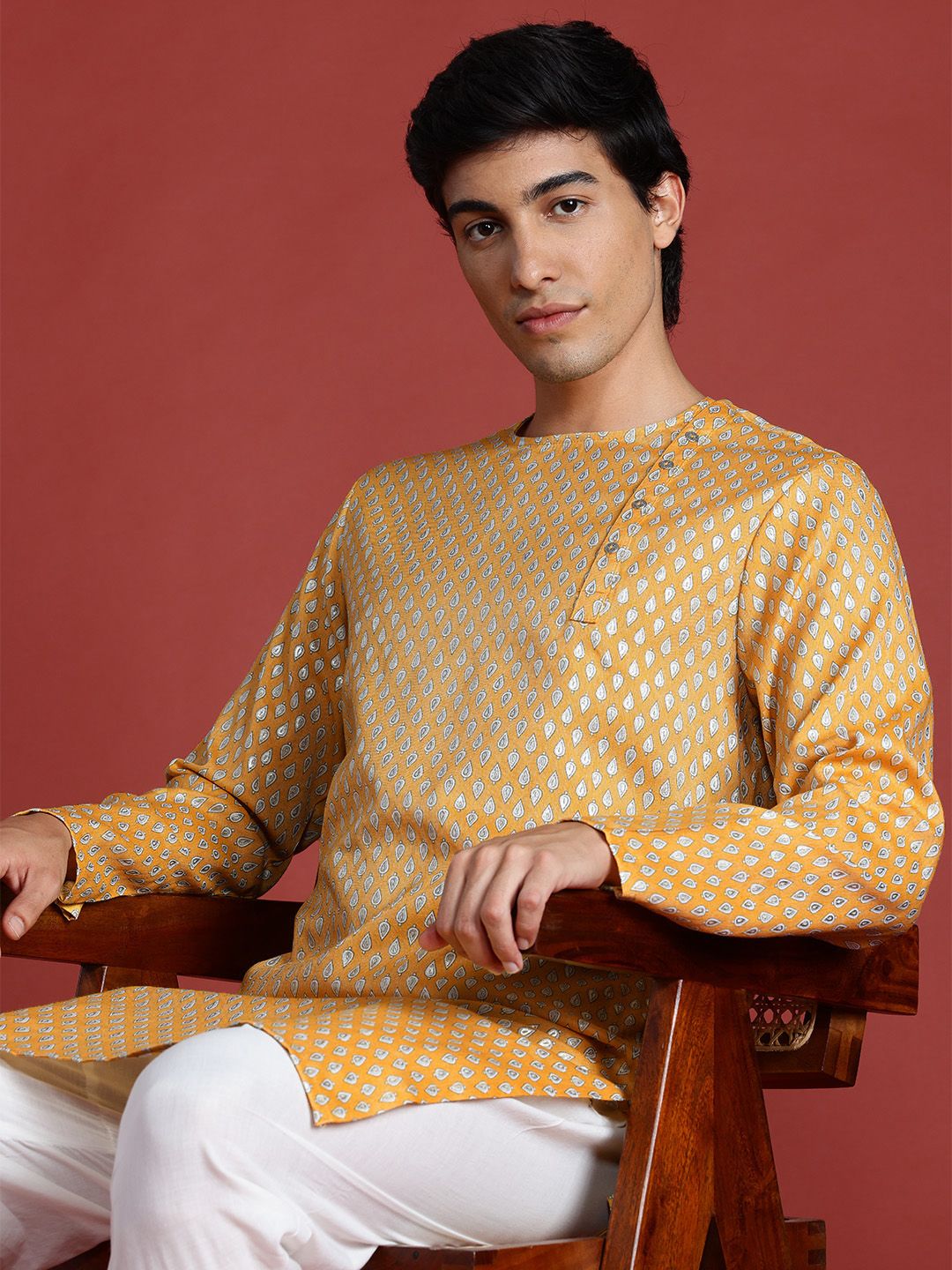 Anouk Tyohaar Collection Printed Straight Kurta